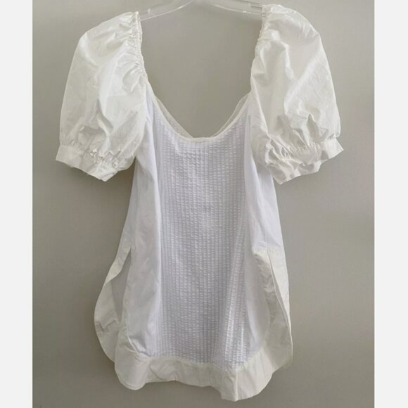 Brand New Maeve Puff-Sleeve Sweetheart Top - Picture 11 of 16